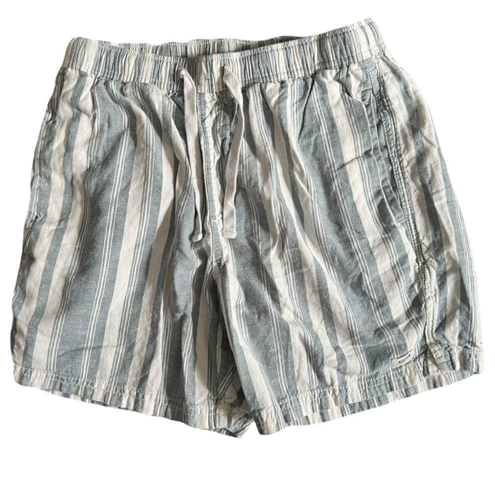 Katin Blue and White Striped Men Shorts